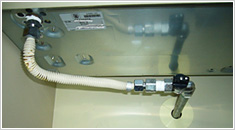 ガス配管変更工事