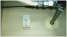 専用コンセント工事　デリシア100Vタイプ